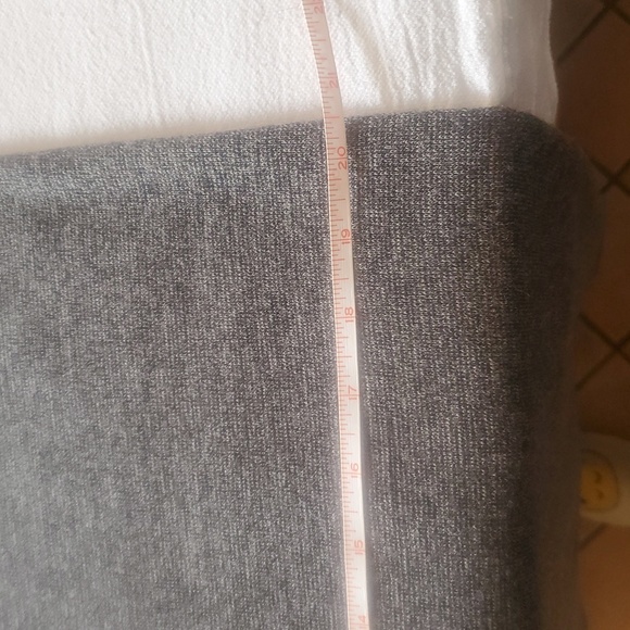 Pursuits, Ltd. 100% Extra Fine Italian Merino Grey Wool‎ Long Sz. L Skirt - Picture 9 of 9